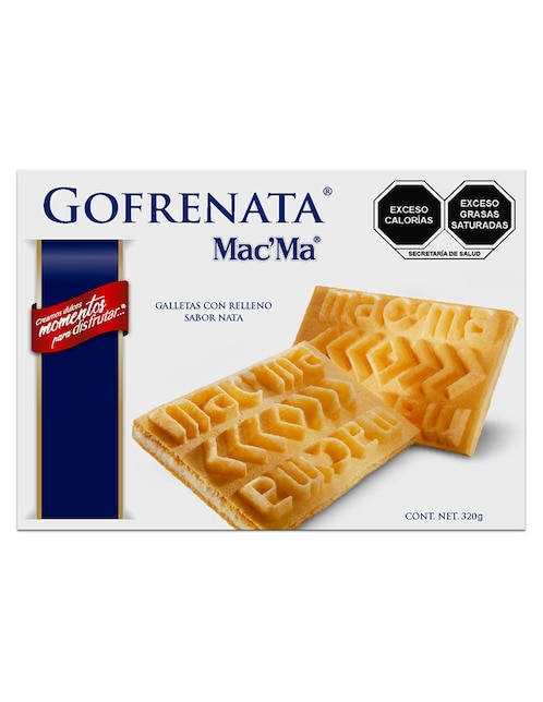 Galletas de nata Mac'Ma Gofrenata