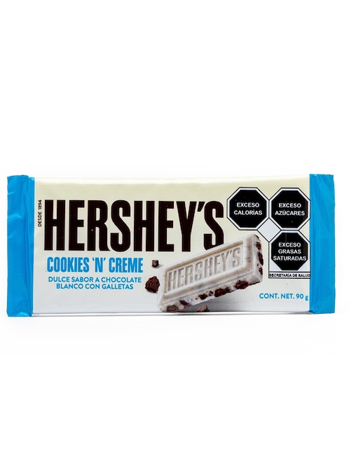 Barra de chocolate cookies & cream Hershey's 90 g