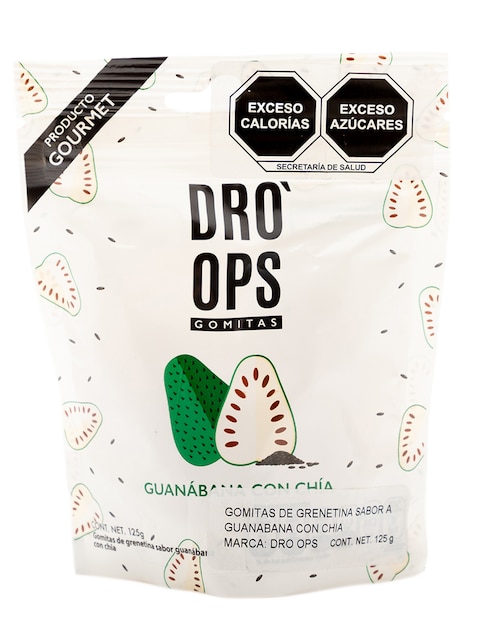 Gomita de guanábana con chía Dro'Ops 125 g