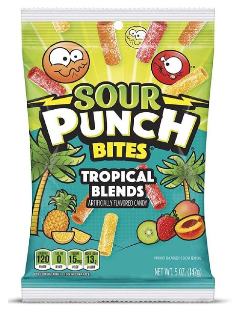 Gomitas Agridulces Sour Punch Bites 142 g 