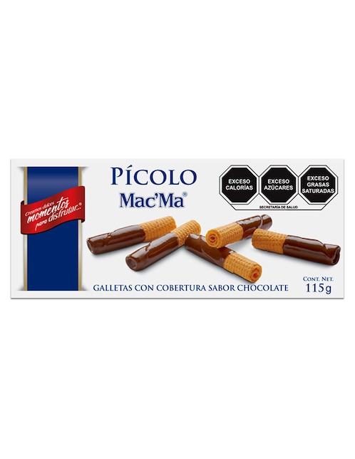Galletas de vainilla con chocolate Mac'Ma Pícolo