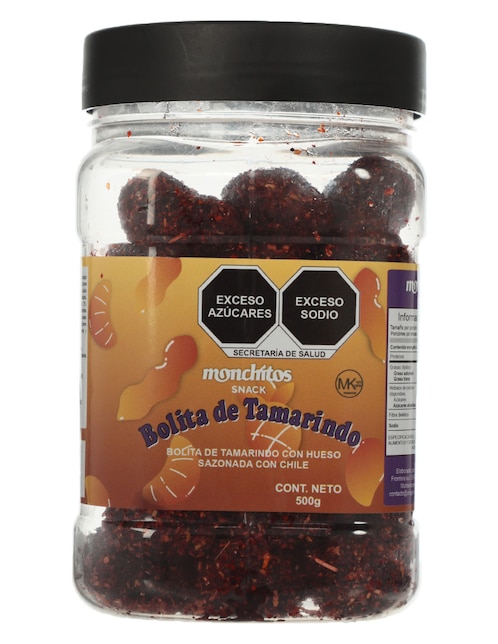 Dulces típicos Monchitos Snack bolitas de tamarindo con 500 g