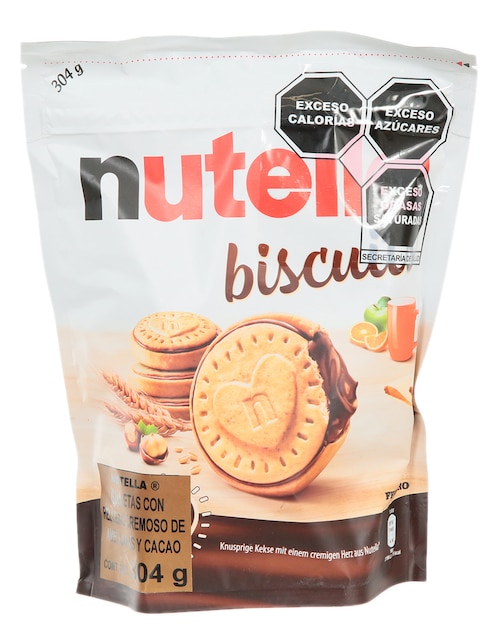 Galletas de avellana y chocolate amargo Nutella Biscuits