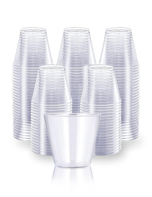 Vaso corto Berry Hip de plástico con 100 piezas