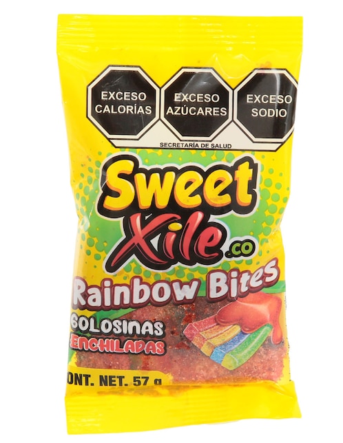 Gomitas Sweet Xile Rainbow Bites con 57 g