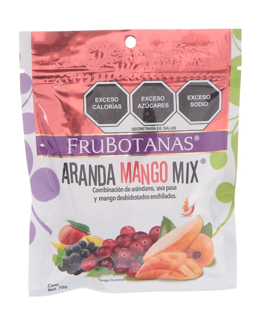 Frubotanas Aranda Mango Mix Monchitos Snack 70 g