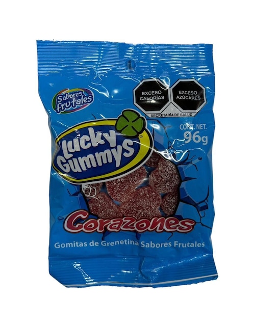 Gomitas Lucky Gummys Corazones con 96 g