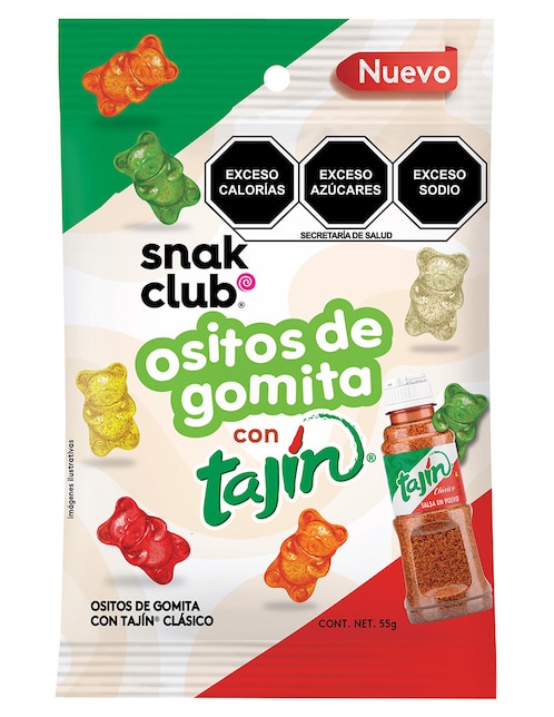 SNAK CLUB Gomitas Snak Club Ositos con 55 g