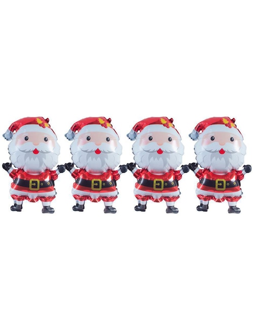 Set globo metálico Muytu de Santa Claus