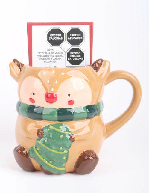 Taza navideña ornamental Bespirit 2 piezas