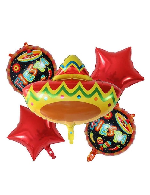Globo metálico de México 1