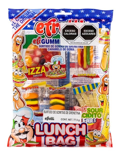 Gomitas Lunch Bag E-Frutti 77.5 g