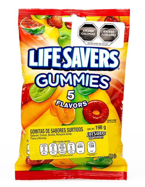 LIFE SAVERS Gomitas Life Savers Salvavidas con 198 g