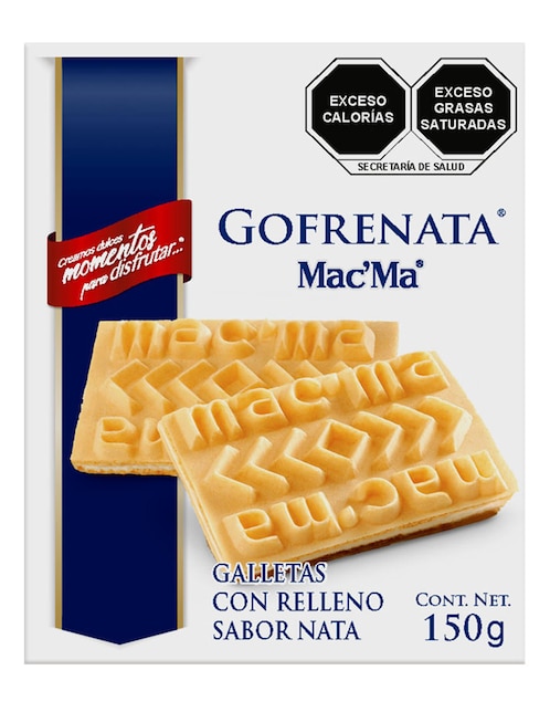 Galletas de crema Mac'Ma Gofrenata