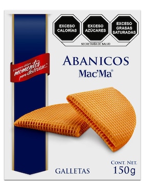 Galleta Mac'Ma Abanicos