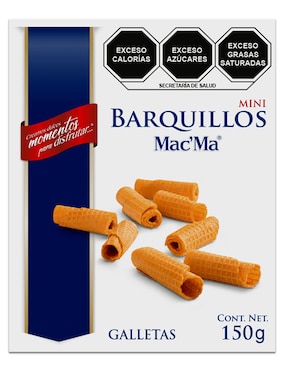 Galletas De Vainilla Mac'Ma Barquillos