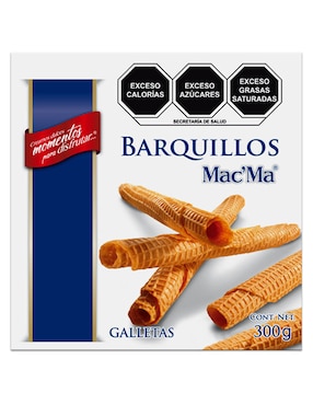 Galletas De Vainilla Mac'Ma Barquillos