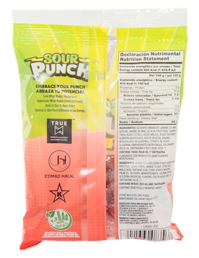 Gomitas Sour Punch Bites con 105 g