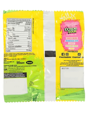 Caramelos Warheads Extreme Sour con 28 g