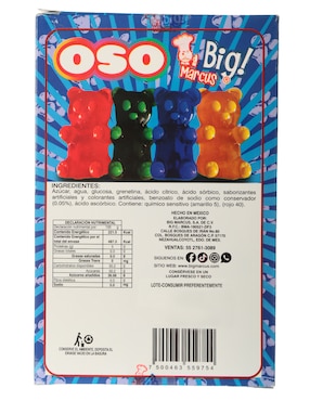 Gomita de grenetina Big Marcus Oso con 200 g