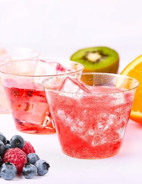 Set vaso Doble Pack Berry Hip con 100 piezas