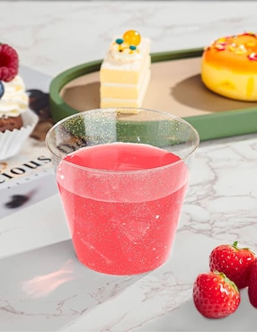 Set vaso Doble Pack Berry Hip con 100 piezas
