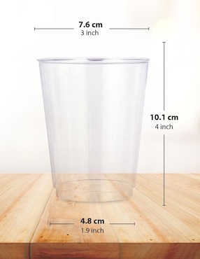 Set vaso Doble Pack Berry Hip con 100 piezas