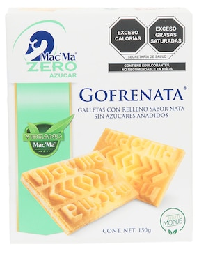 Galleta original Mac'Ma Gofrenata Zero