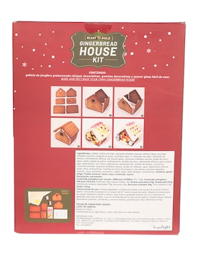 Kit para hacer galletas Bespirit Casa de galleta de jengibre para armar y decorar