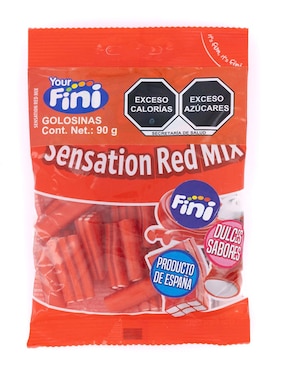 Gomitas Fini Sensation Red Mix Con 90 G