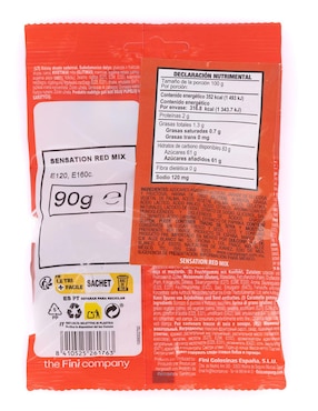 Gomitas Fini Sensation Red Mix con 90 g
