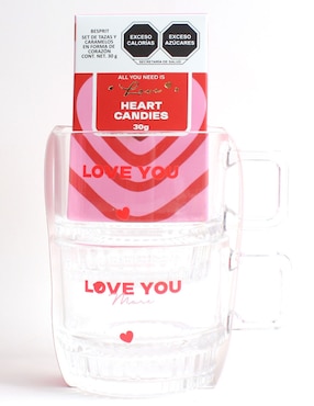 Set De Tazas Americanas TValentines 3 Piezas