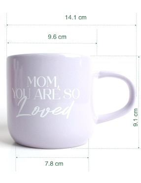 Set de tazas americana Bespirit Mamás 2 piezas