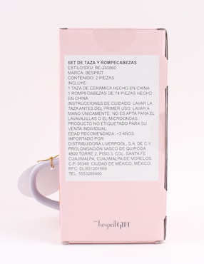 Set de tazas americana Bespirit Mamás 2 piezas