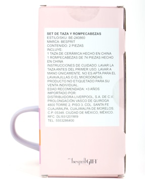 Set de tazas americana Bespirit Mamás 2 piezas