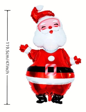 Globo metálico Muytu de Santa Claus