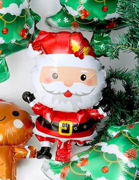 Set globo metálico Muytu de Santa Claus