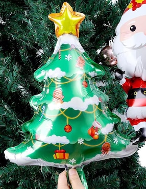 Set Globo metálico Muytu de Navidad