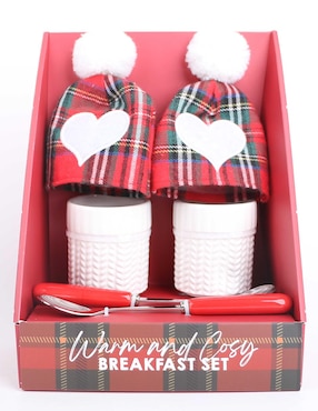 Set regalo hueveras breakfats Warm and Cosy Bespirit
