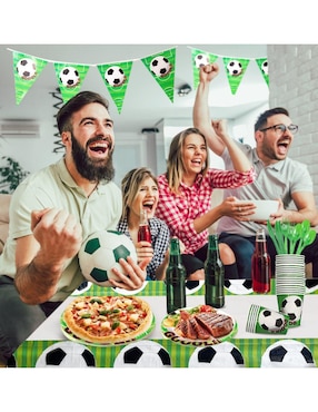 Vajilla para fiesta U Shop Mexico de plástico para 25 personas