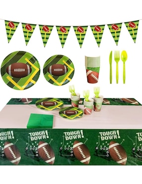 Vajilla para fiesta U Shop Mexico de plástico para 25 personas