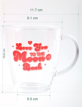 Taza americana Bespirit San Valentín Forever Yours 3 piezas