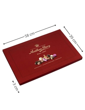 Chocolates Anthon Berg golosinas rellenas con 10 g