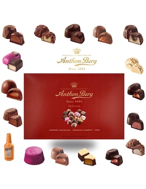 Chocolates Anthon Berg golosinas rellenas con 10 g