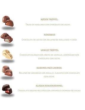 Chocolates Anthon Berg golosinas rellenas con 10 g