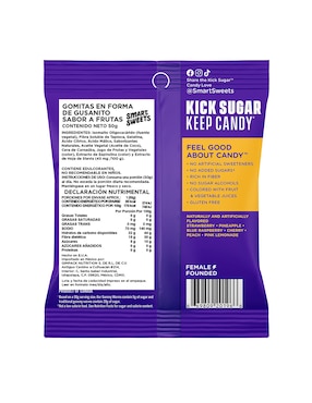 Gomitas Smart Sweets con 50 g