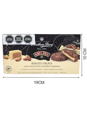 Chocolates Anthon Berg mazapán cubierto con 7 piezas