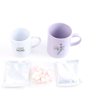 Set de tazas americana Bespirit Mom & Babyccino 5 piezas