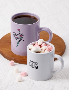 Set de tazas americana Bespirit Mom & Babyccino 5 piezas