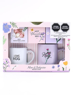Set de tazas americana Bespirit Mom & Babyccino 5 piezas